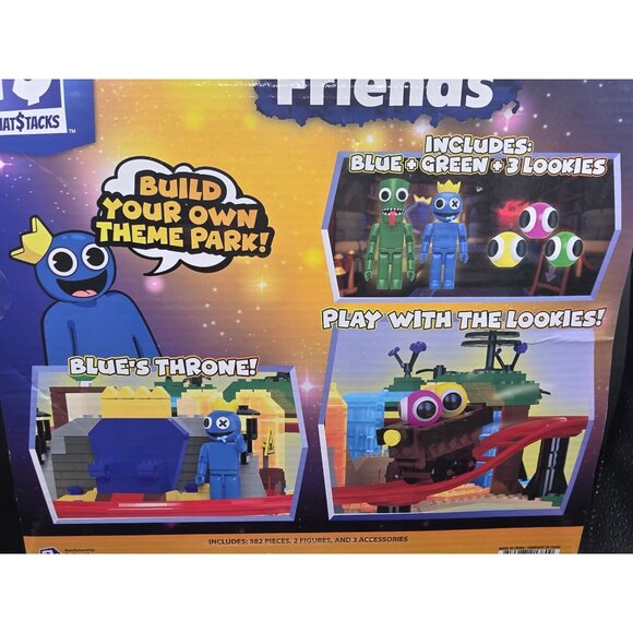 Rainbow Friends Deluxe Buildable Playset 382 Pieces Ages 6+ With Blue & Green - Picture 5 of 5